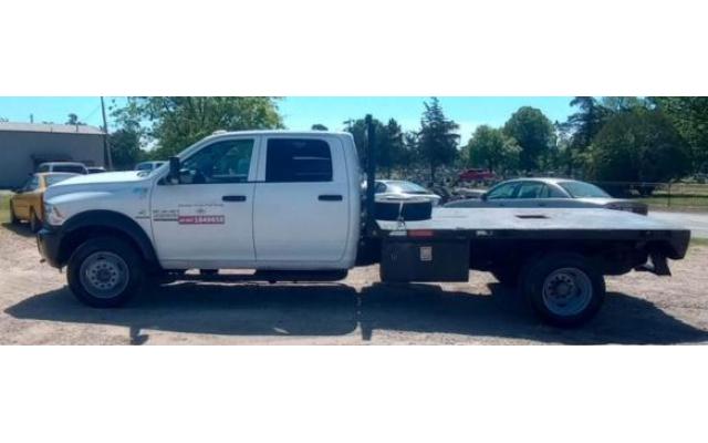 2014 Dodge Ram 4500 Crew Cab & Chassis Flatbed Truck For Sale In Powderly, Texas 75473